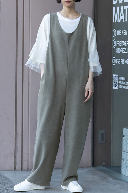 Munich オーガニックコットンパイルコンビネゾン【MN261N05】