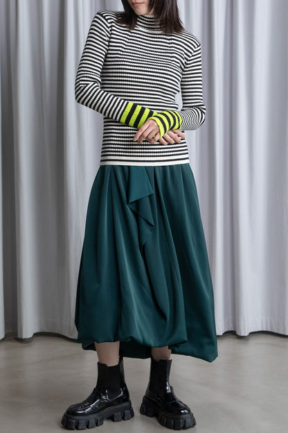 MARECHAL TERRE ボーダータートルニット【ZMT256KN614】