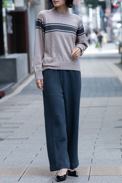Munich ニットライクジャージーワイドイージーパンツ【MN252P31】