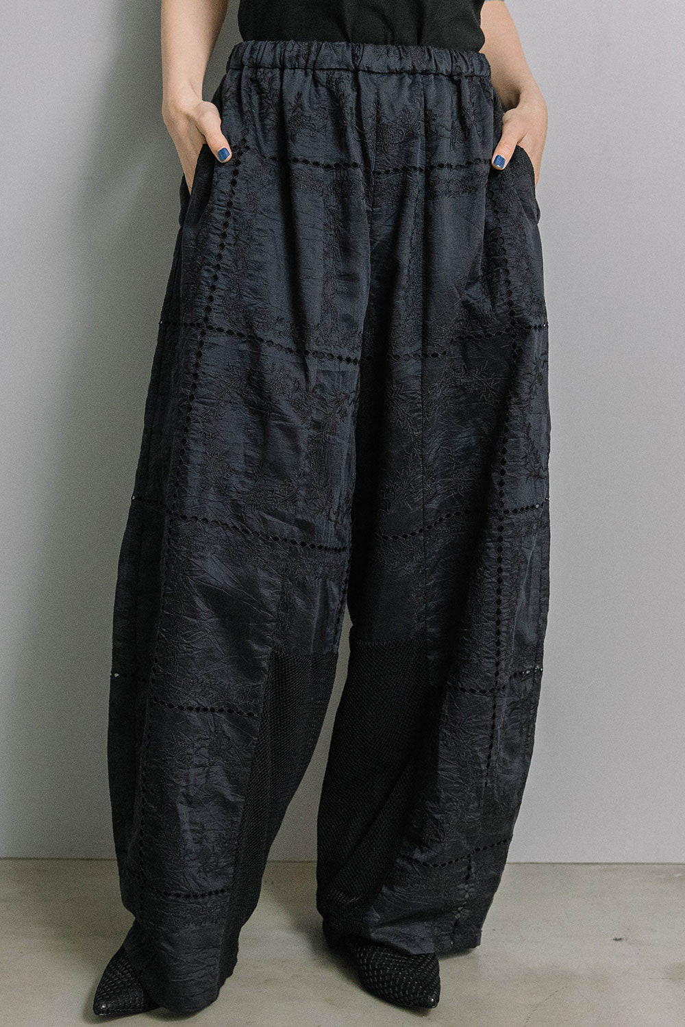 MARECHAL TERRE レースワイドコクーンパンツ【ZMT263PT218】