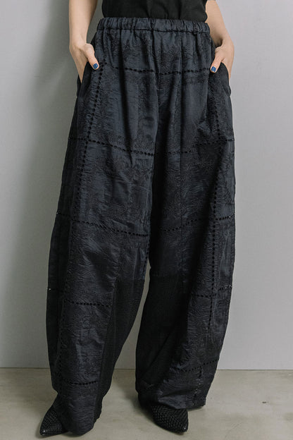 MARECHAL TERRE レースワイドコクーンパンツ【ZMT263PT218】