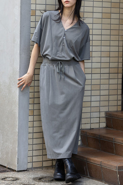 Munich サテンジャージータイトスカート【MN261S13】