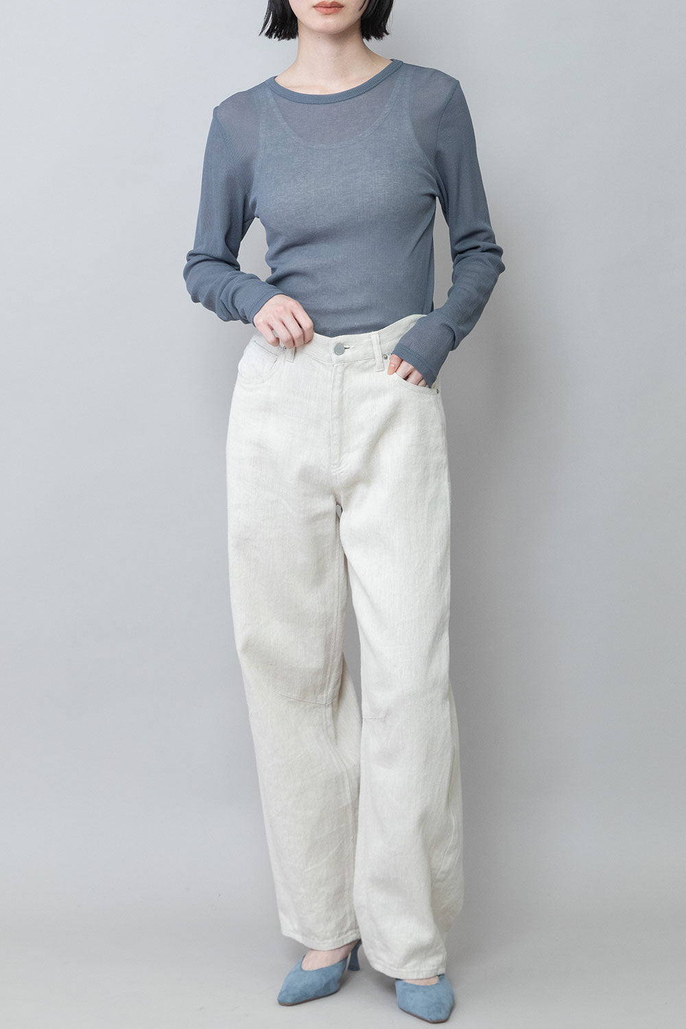 Munich シアークルーネックプルオーバー【MN251U13】