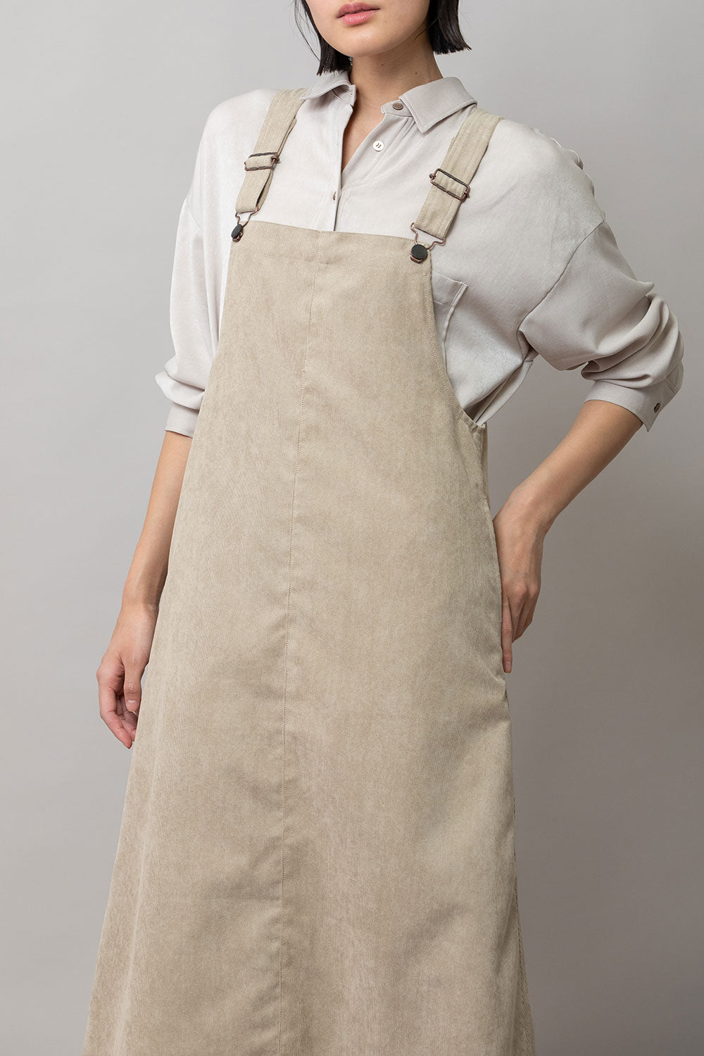 Munich ナノコーデュロイジャンパースカート【MN252N68】