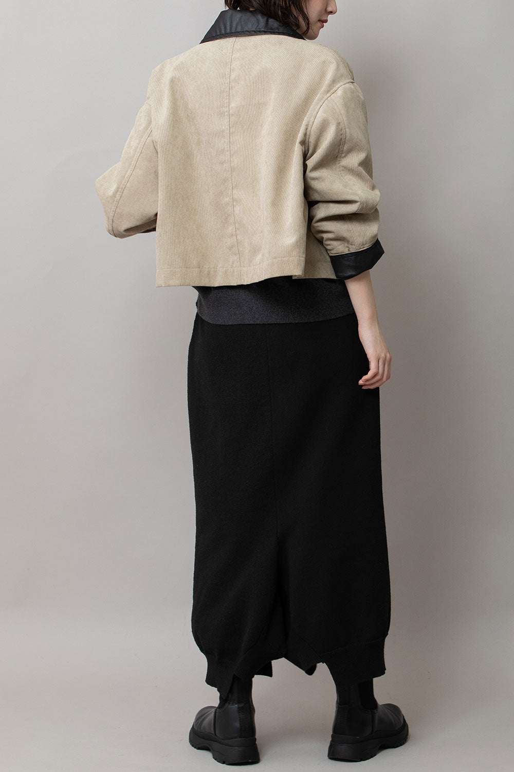 Munich ナノコーデュロイ＆デニム×Octaショートカバーオール【MN252B66】