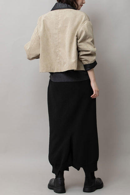 Munich ナノコーデュロイ＆デニム×Octaショートカバーオール【MN252B66】