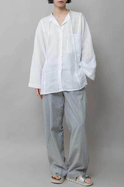 Munich 60sフレンチリネンキャンバスルーズシャツ【MN261T33】