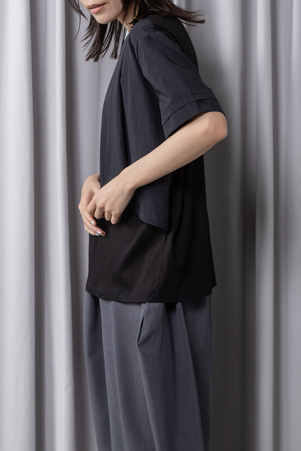MARECHAL TERRE コンビネーションデザインTシャツ【ZMT262CT138】