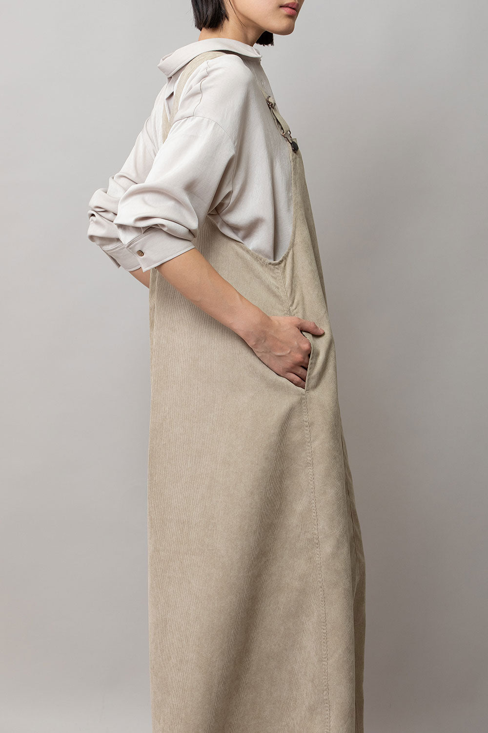 Munich ナノコーデュロイジャンパースカート【MN252N68】