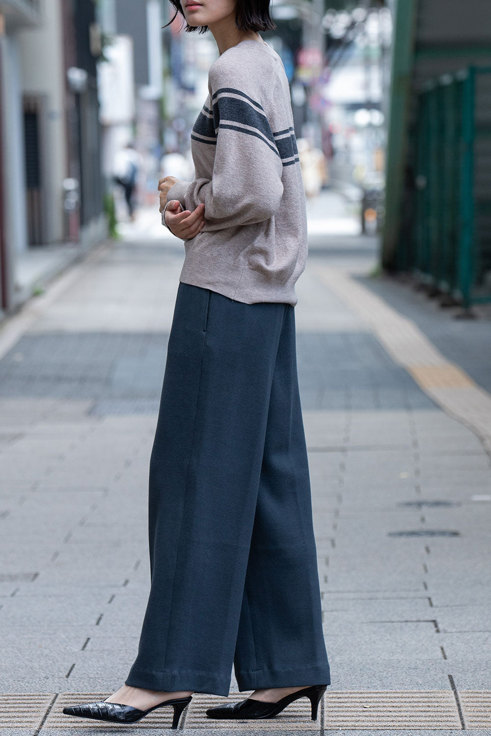 Munich ニットライクジャージーワイドイージーパンツ【MN252P31】