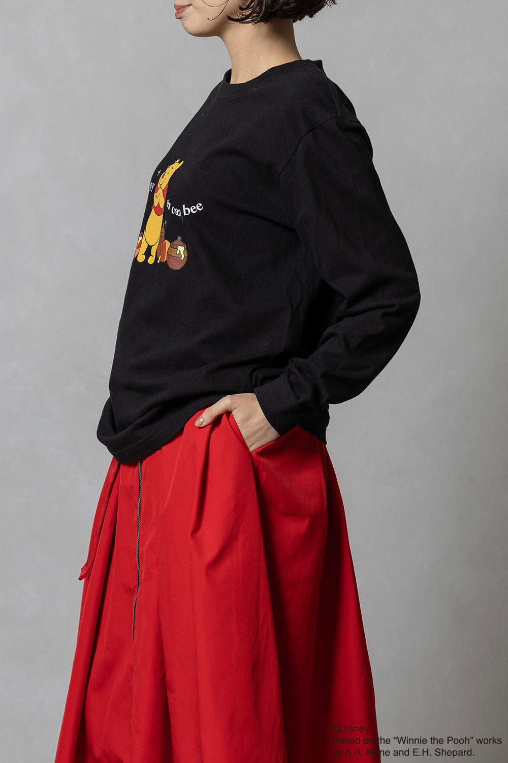 POOH × MARECHAL TERRE ロングスリーブTシャツ【ZMT265CT500】