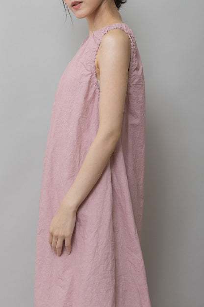 Munich コットンリネンドローストリングワンピース【MN261N28】