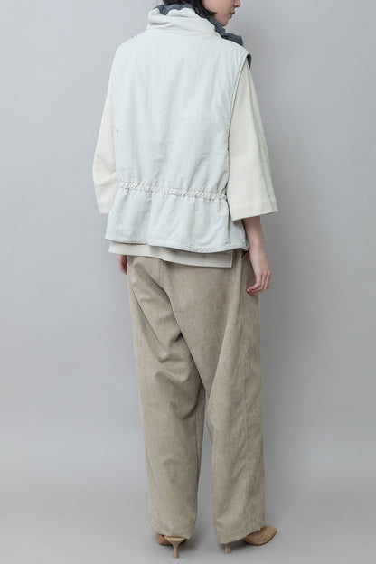 Munich ナイロンタフタ×フリースリバーシブルジレ【MN252B33】