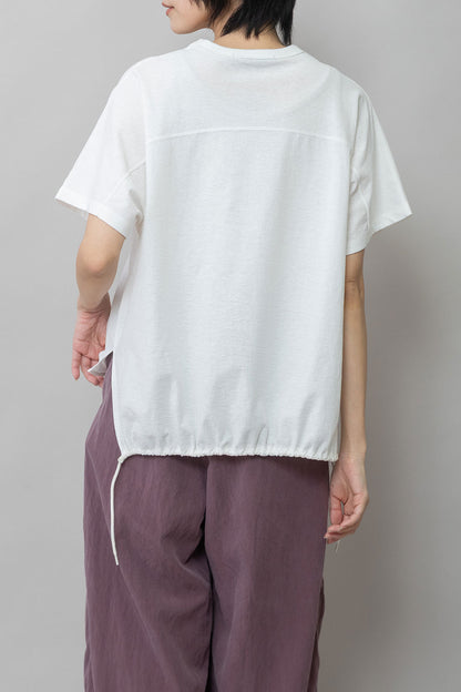 Munich ブークレーライトジャージドローストリングヘムトップス【MN261U17】