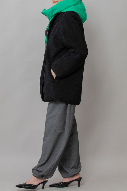 Munich シープボアムートンライダースコート【MN252C53】