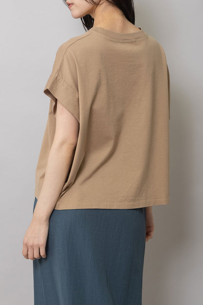 Munich "The Plum"ロゴプリントタックスリーブTシャツ【MN261U34】