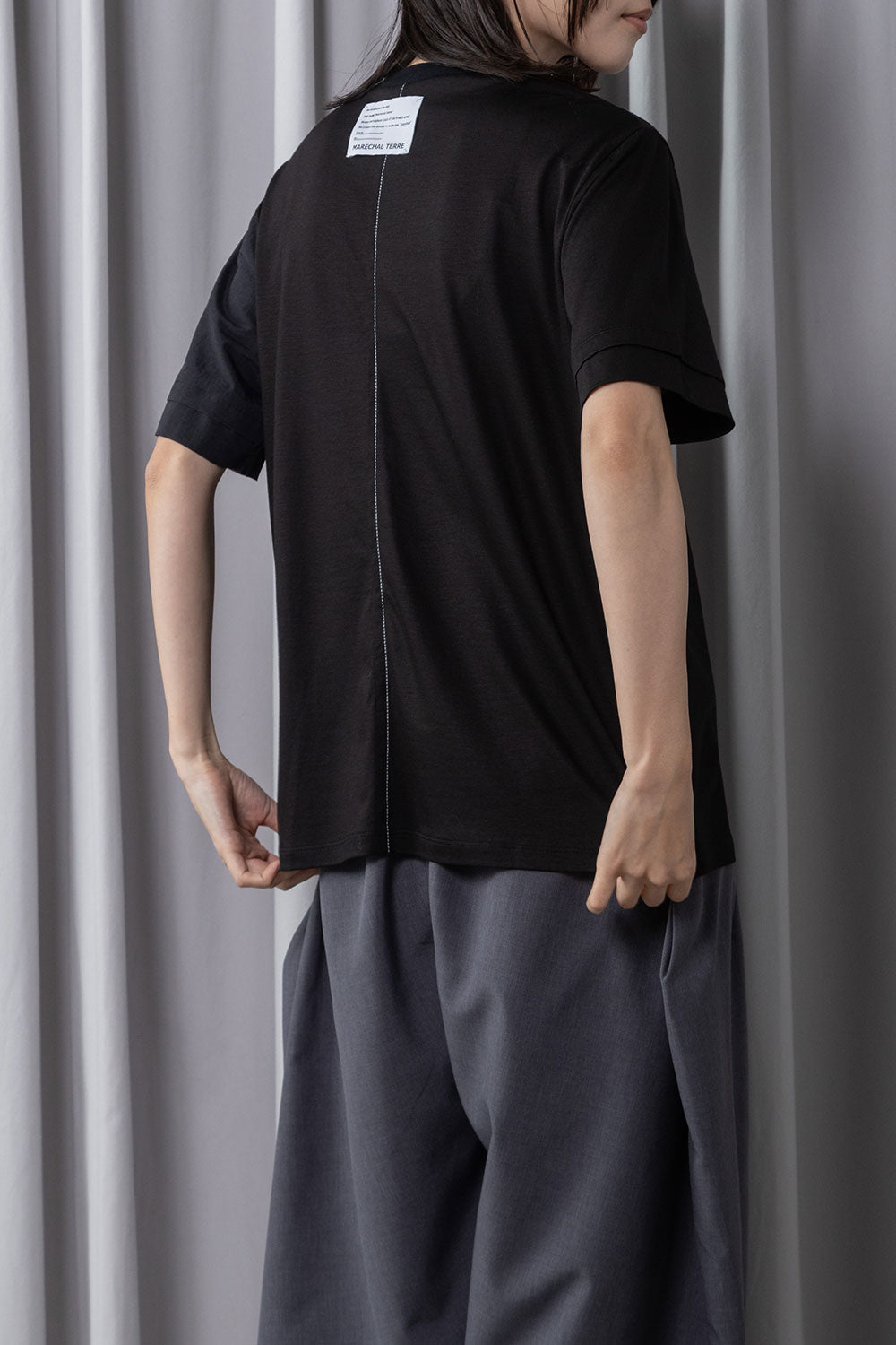 MARECHAL TERRE コンビネーションデザインTシャツ【ZMT262CT138】