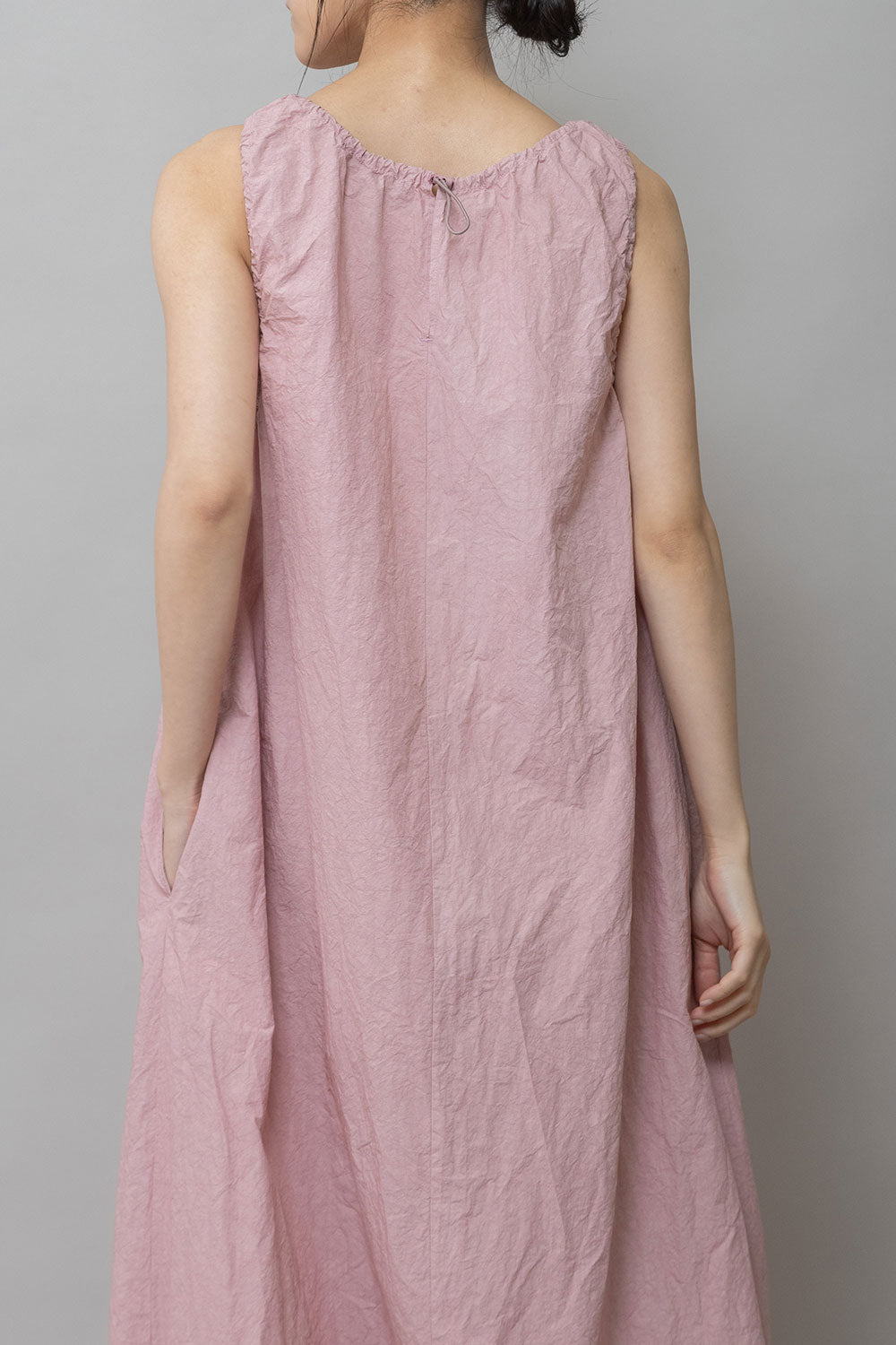 Munich コットンリネンドローストリングワンピース【MN261N28】