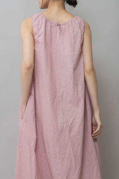 Munich コットンリネンドローストリングワンピース【MN261N28】