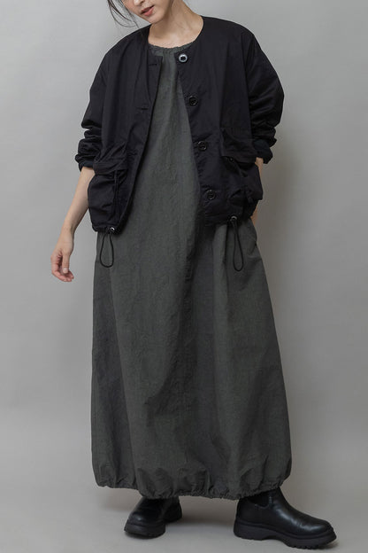 Munich コットンリネンドローストリングワンピース【MN261N28】