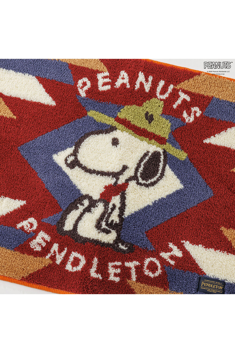 <PENDLETON×PEANUTS> Tufting Rug Small Mat