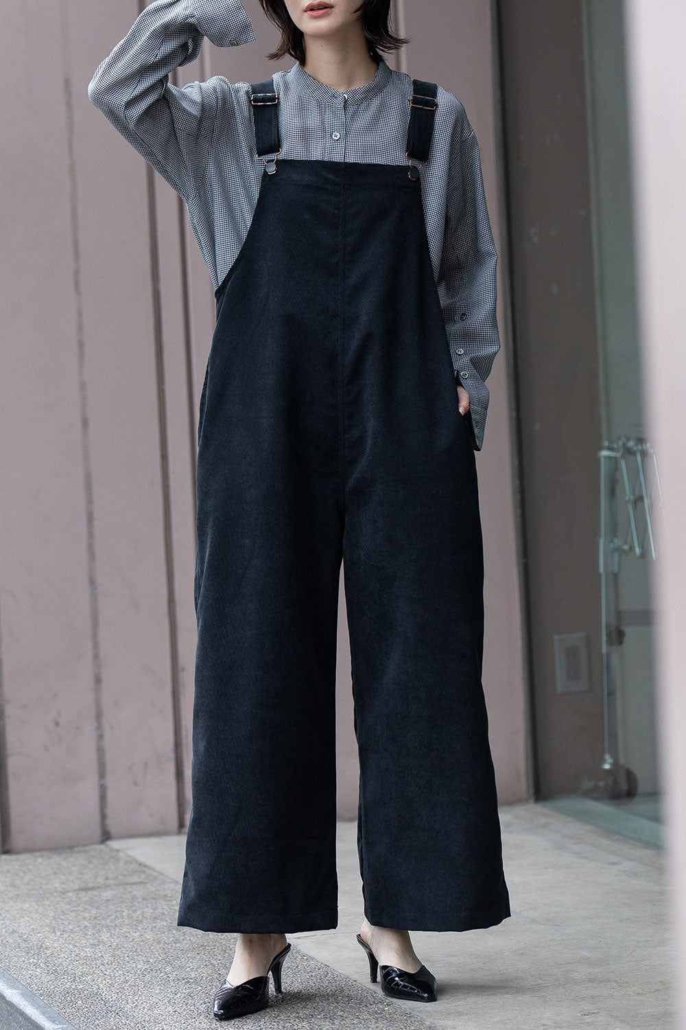 Munich ナノコーデュロイサロペット【MN252N67】