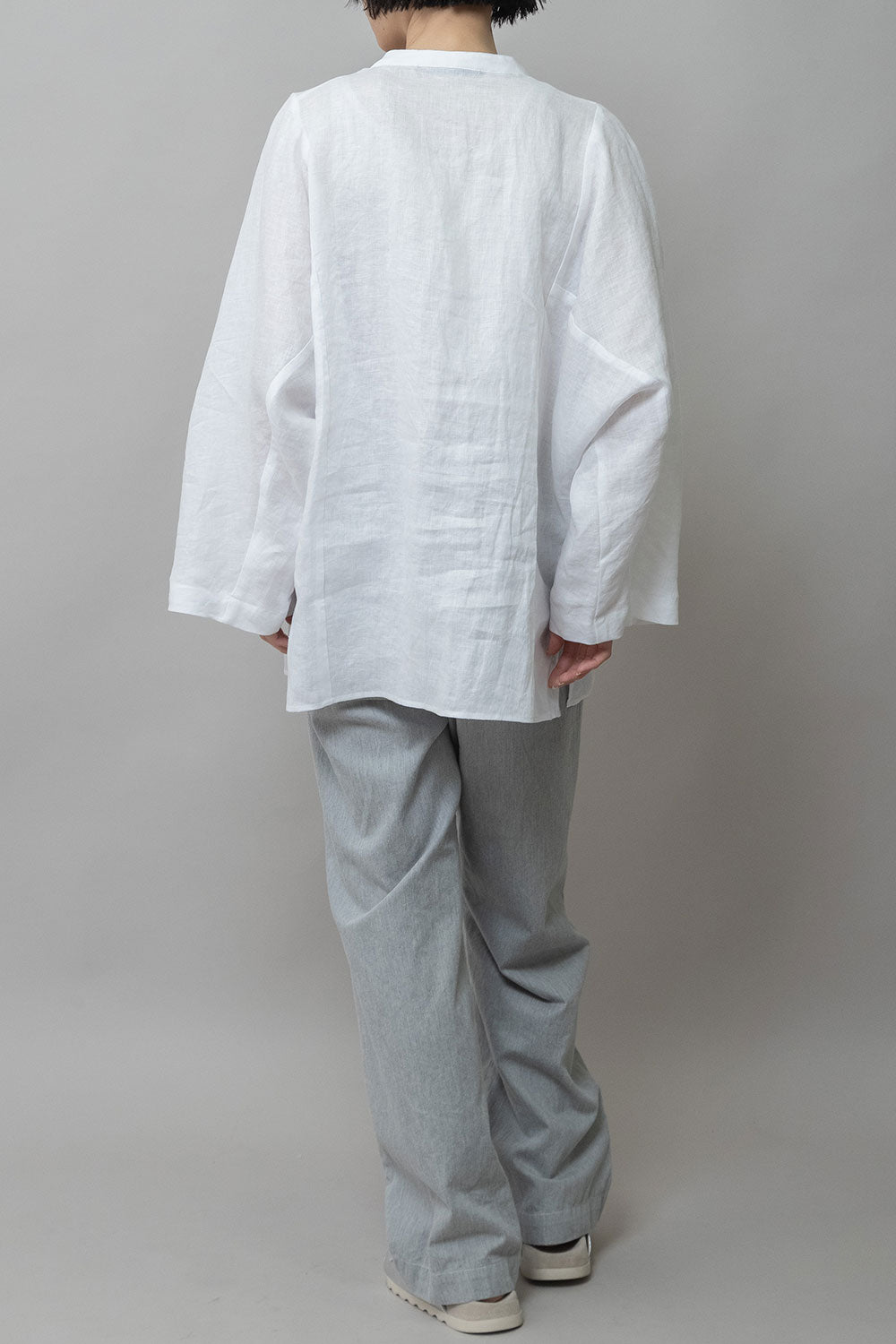 Munich 60sフレンチリネンキャンバスルーズシャツ【MN261T33】