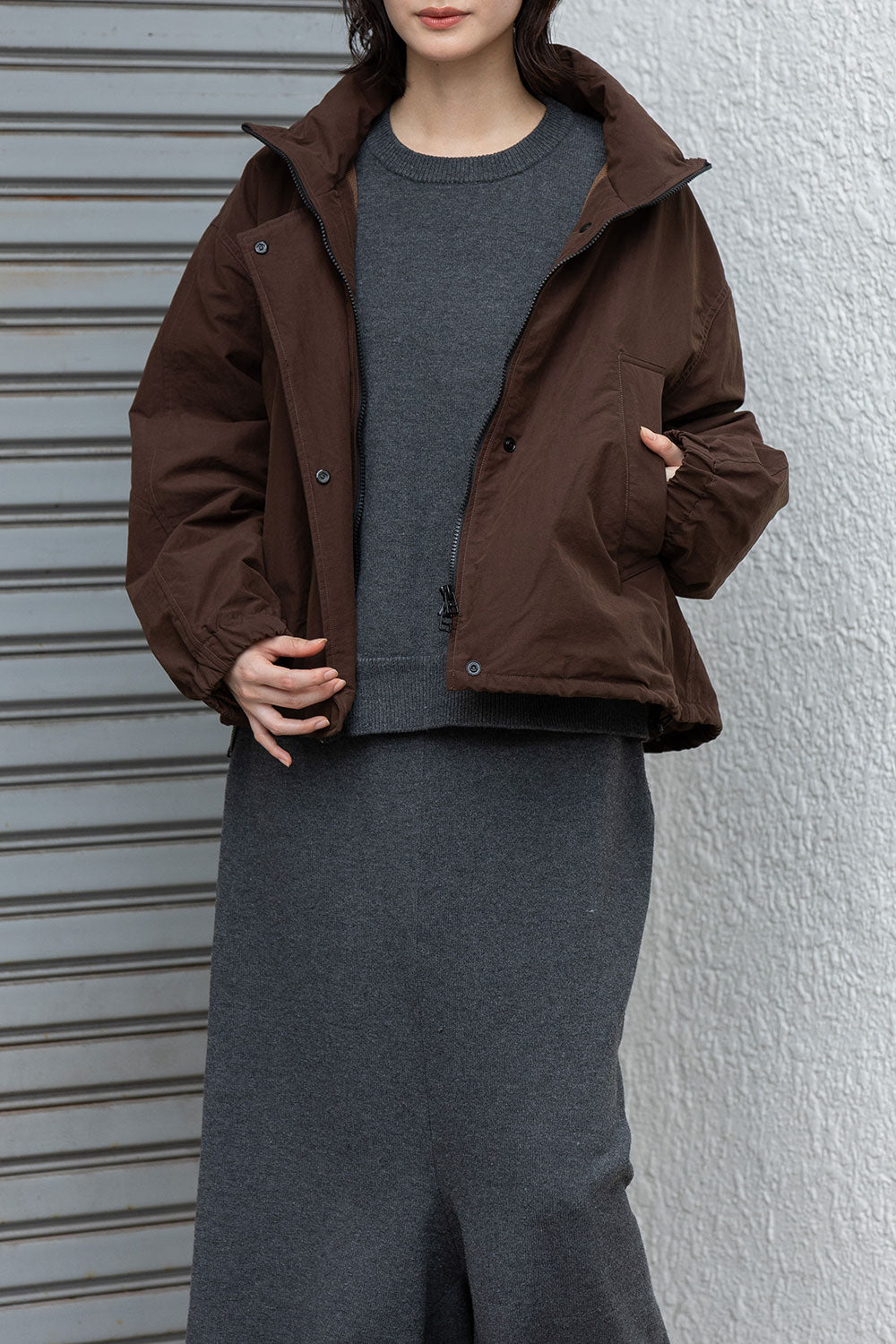 Munich ナイロンコットンタッサー×Octaボンバージャケット【MN252B64】