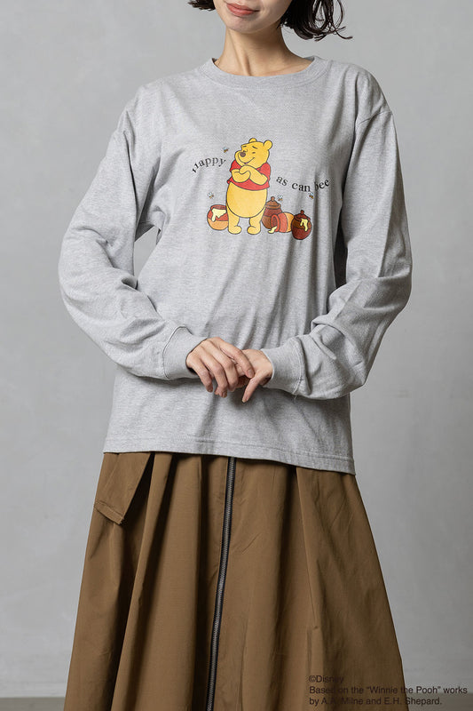 POOH × MARECHAL TERRE ロングスリーブTシャツ【ZMT265CT500】