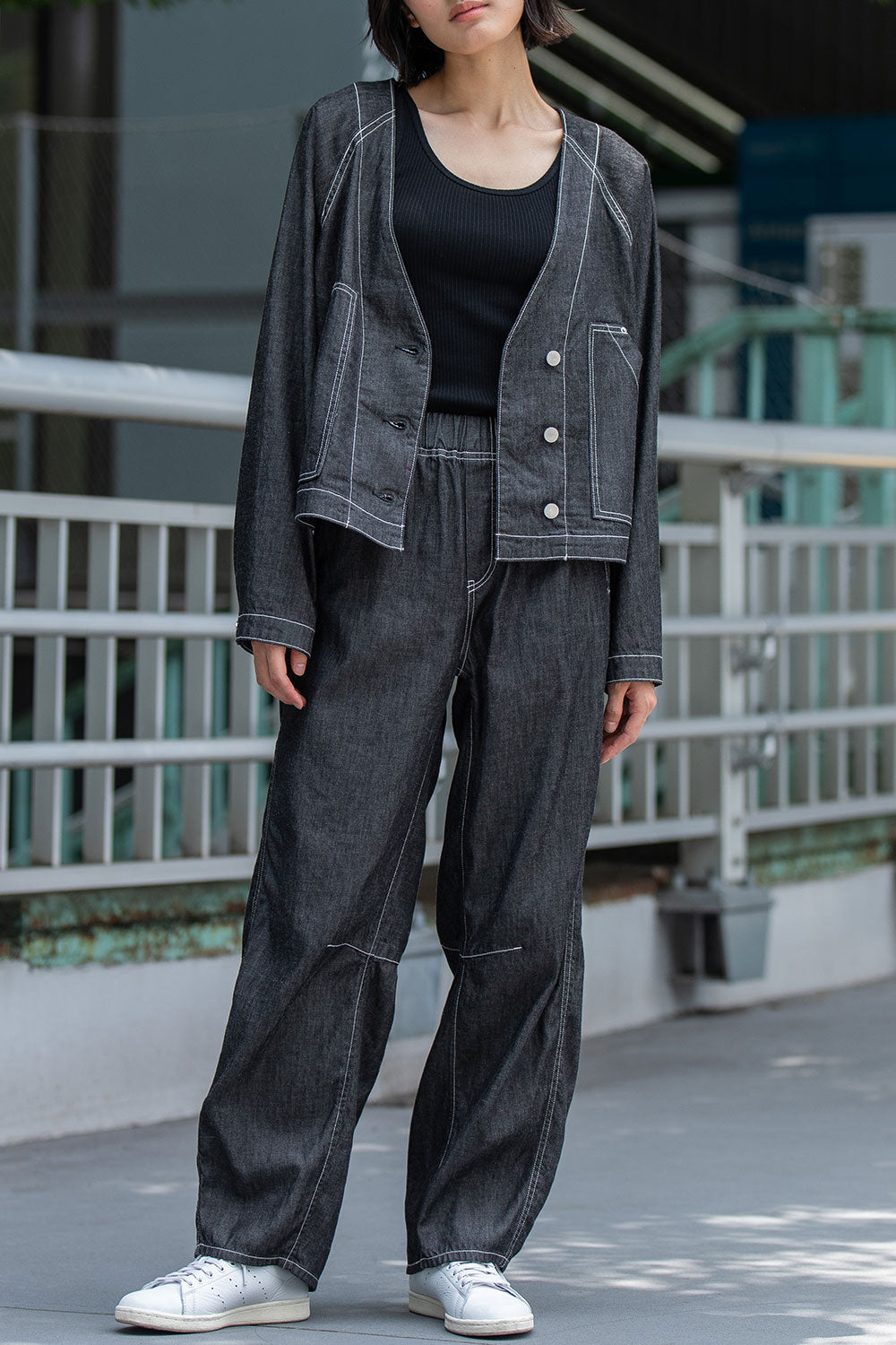 Munich コットンリヨセルデニムコンパクトジャケット【MN261B09】