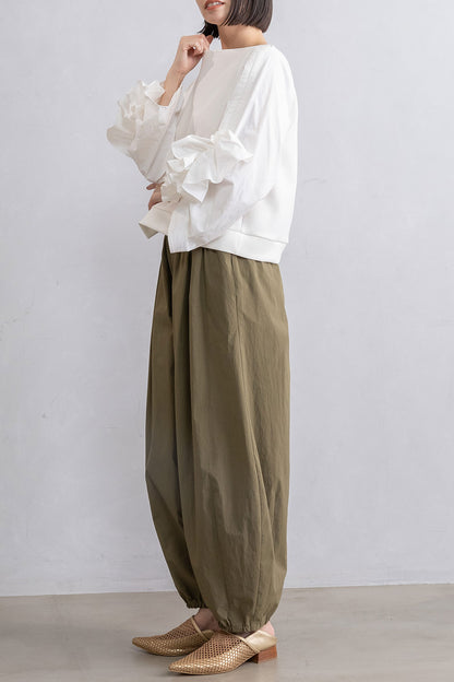 MARECHAL TERRE ラッフルスリーブトップス【ZMT261BL032】