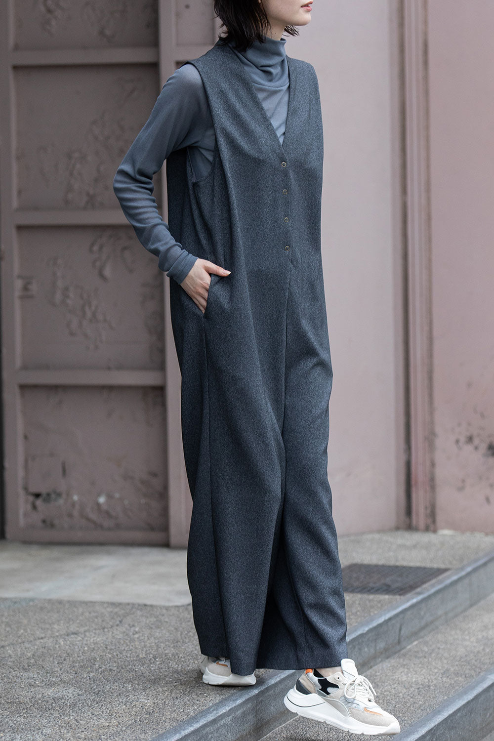 Munich メランジツイルコンビネゾン【MN252N63】