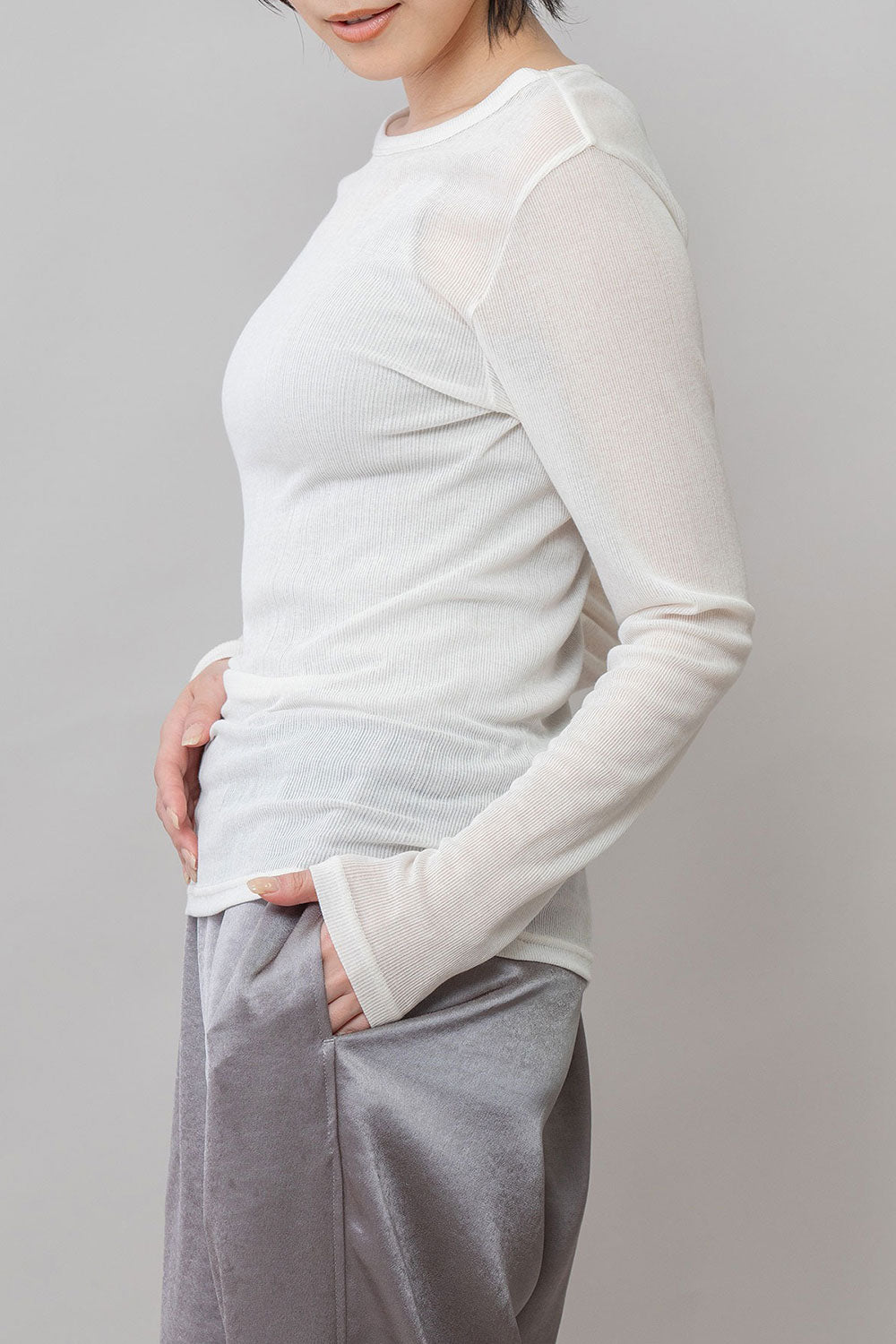 Munich シアークルーネックプルオーバー【MN251U13】