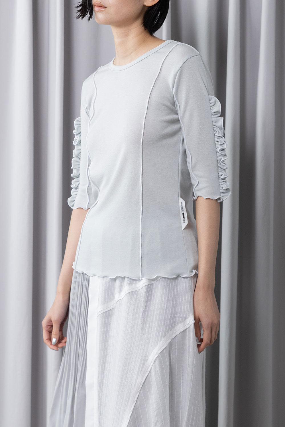 MARECHAL TERRE ラッフル袖インナートップス【ZMT262CT112】