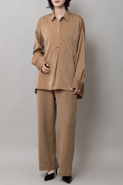 Munich ニットライクジャージーワイドイージーパンツ【MN252P31】