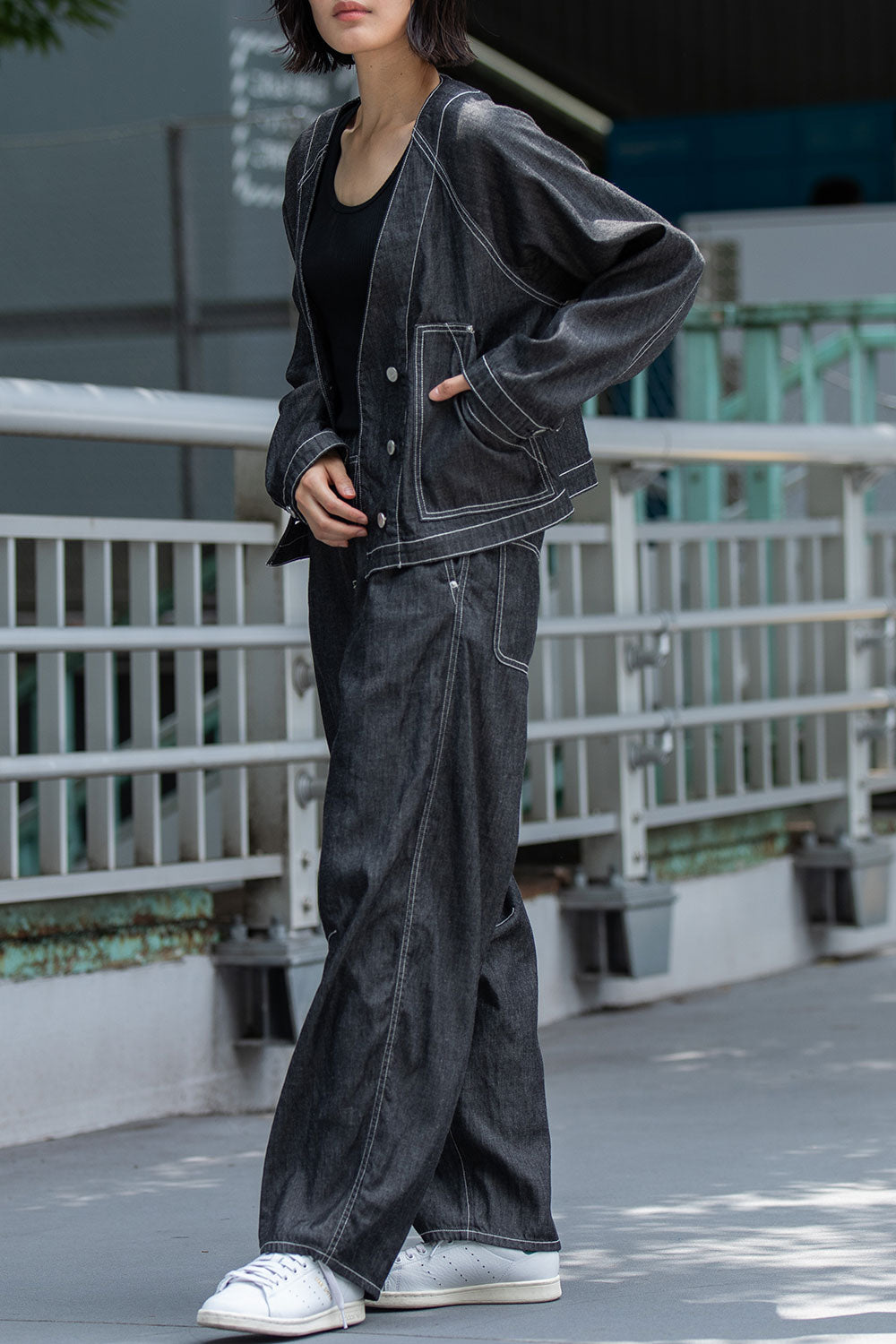 Munich コットンリヨセルデニムコンパクトジャケット【MN261B09】