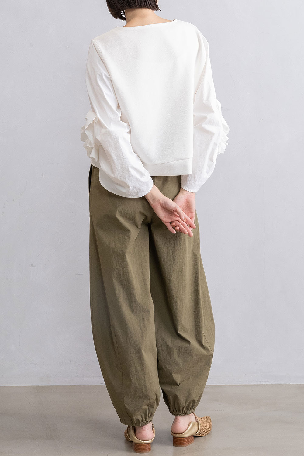 MARECHAL TERRE ラッフルスリーブトップス【ZMT261BL032】
