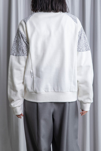 MARECHAL TERRE レース切替えスウェットトップス【ZMT261CT759】