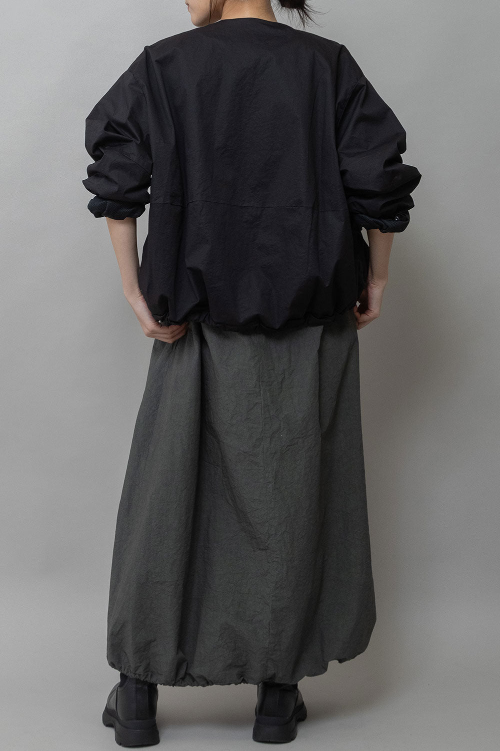 Munich コットンリネンドローストリングワンピース【MN261N28】