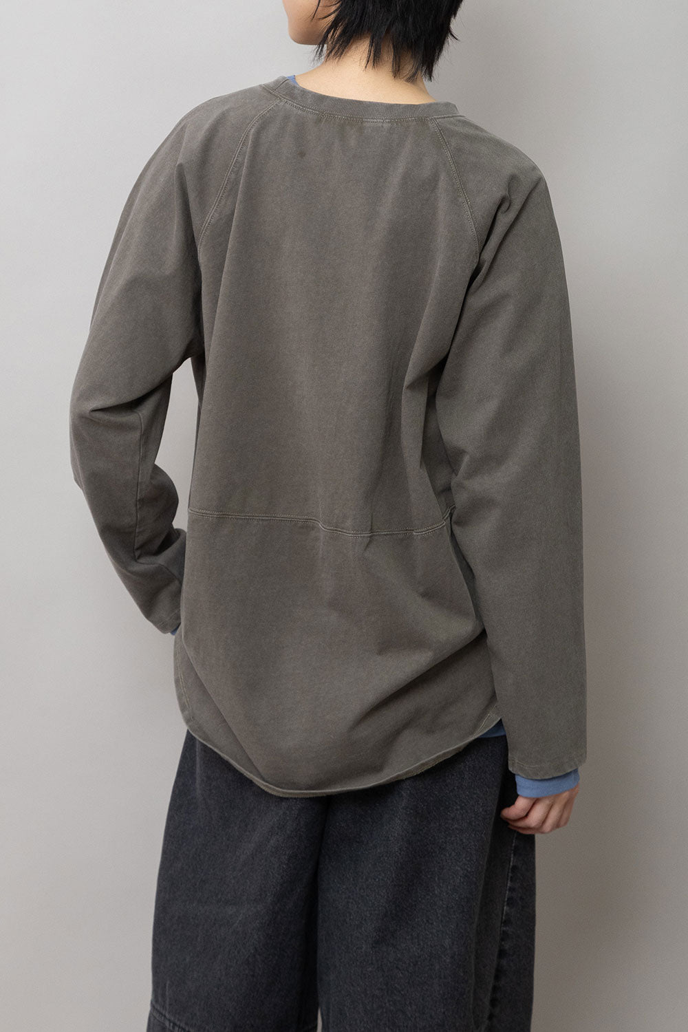 Munich コットンジャージ ラウンドヘムロングTシャツ【MN262U06】