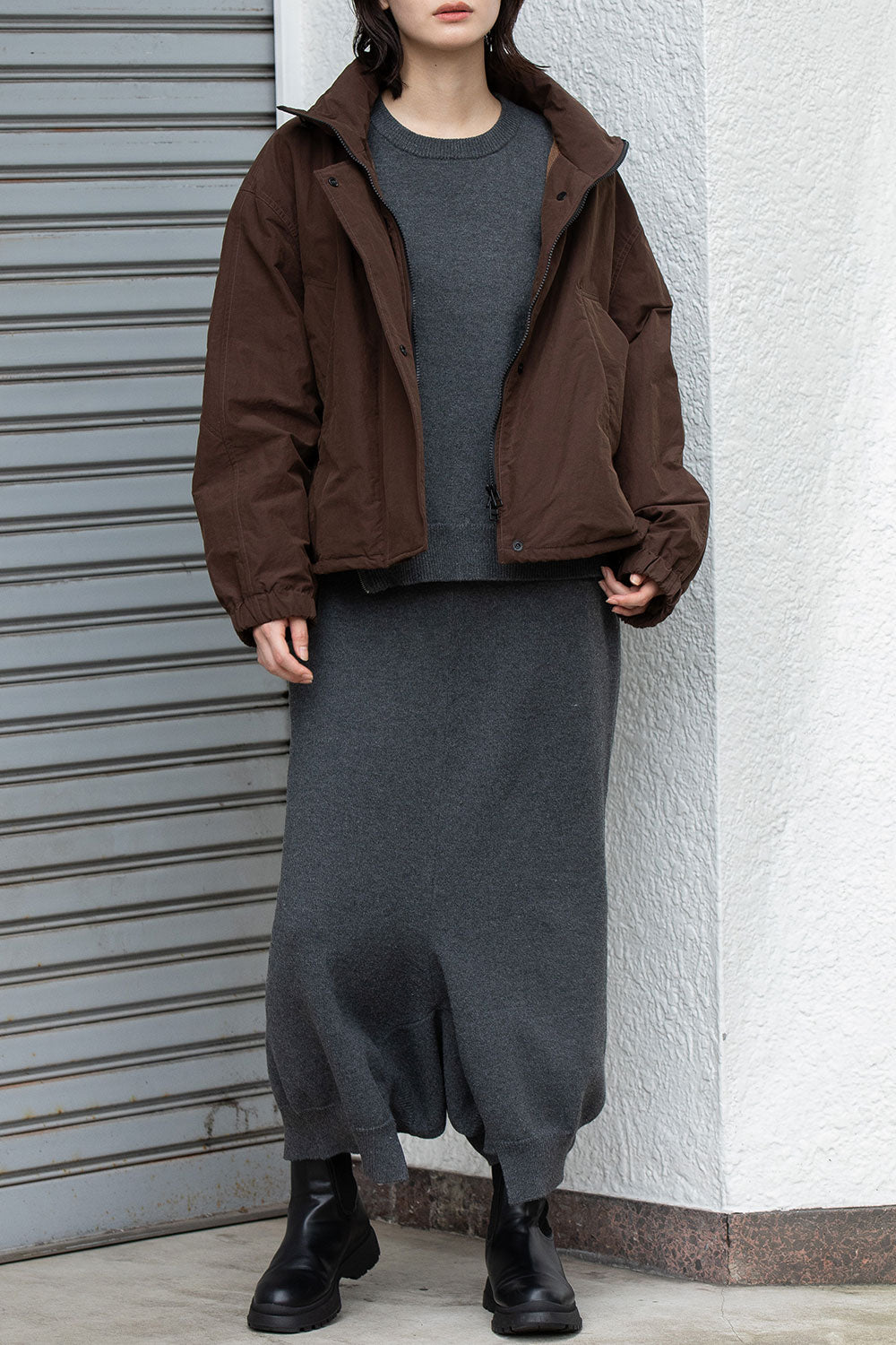 Munich ナイロンコットンタッサー×Octaボンバージャケット【MN252B64】