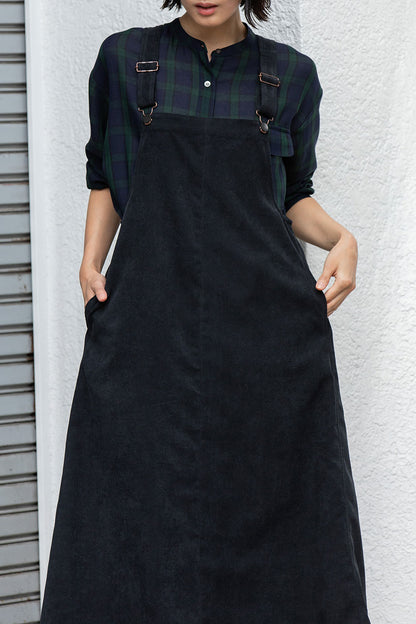 Munich ナノコーデュロイジャンパースカート【MN252N68】