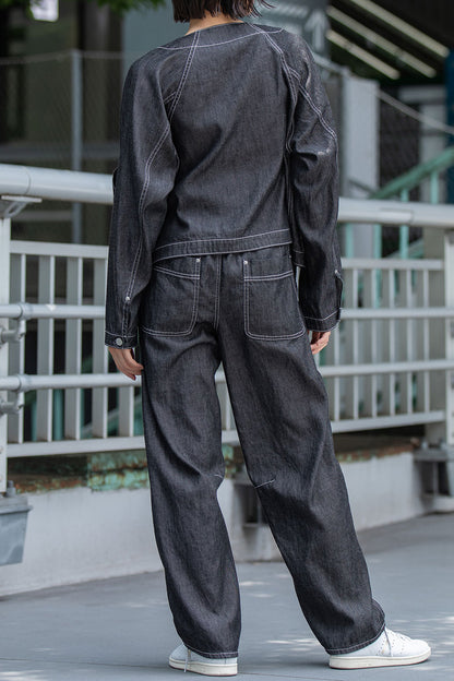 Munich コットンリヨセルデニムコンパクトジャケット【MN261B09】