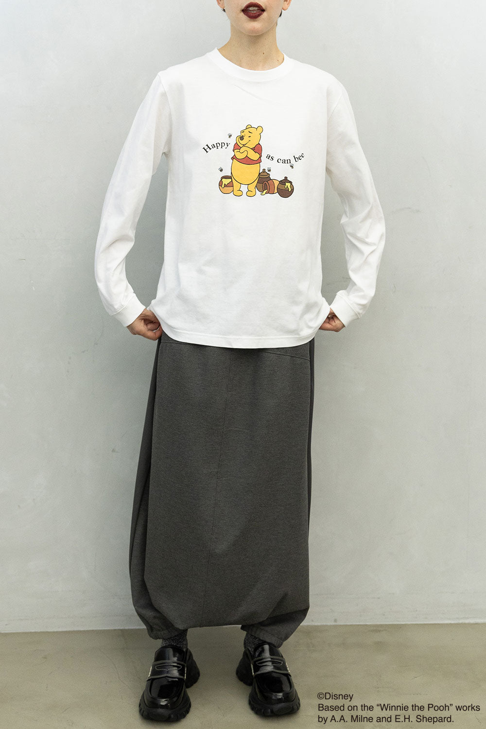 POOH × MARECHAL TERRE ロングスリーブTシャツ【ZMT265CT500】