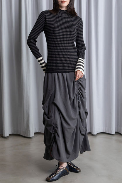 MARECHAL TERRE ボーダータートルニット【ZMT256KN614】