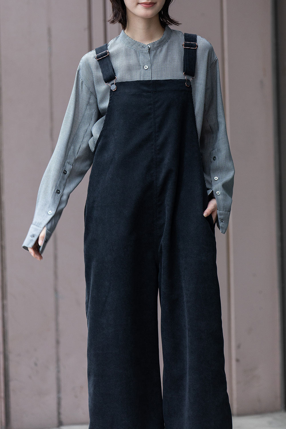 Munich ナノコーデュロイサロペット【MN252N67】