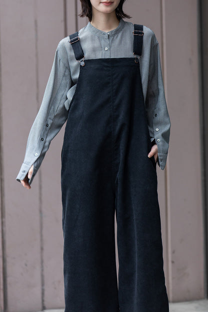 Munich ナノコーデュロイサロペット【MN252N67】