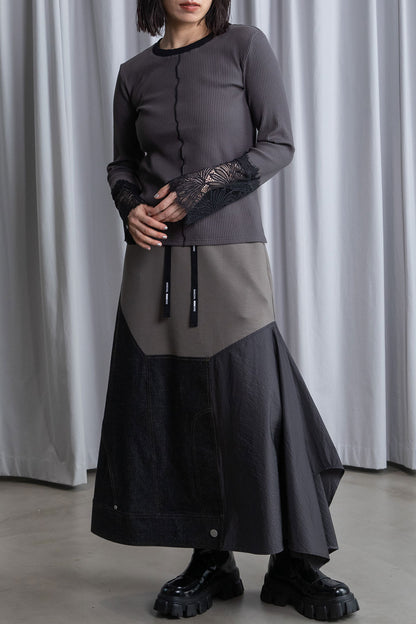 MARECHAL TERRE 袖レースリブインナートップス【ZMT261CT760】