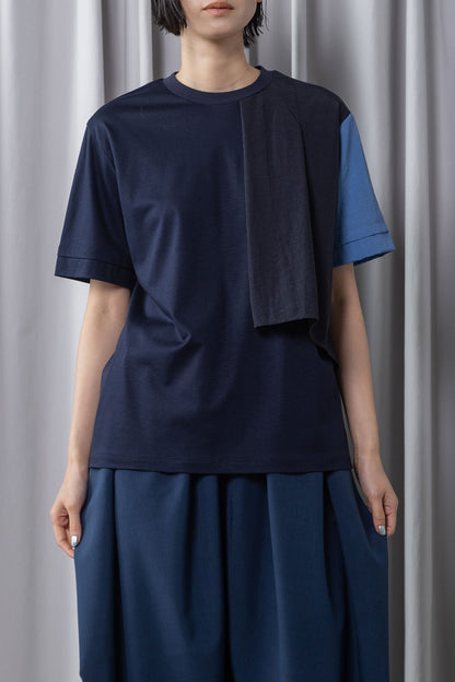 MARECHAL TERRE コンビネーションデザインTシャツ【ZMT262CT138】