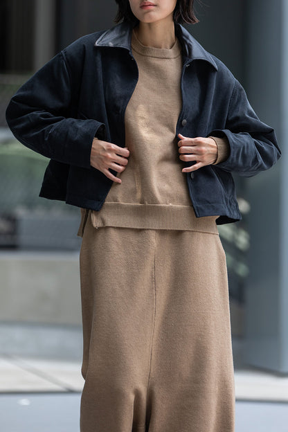 Munich ナノコーデュロイ＆デニム×Octaショートカバーオール【MN252B66】